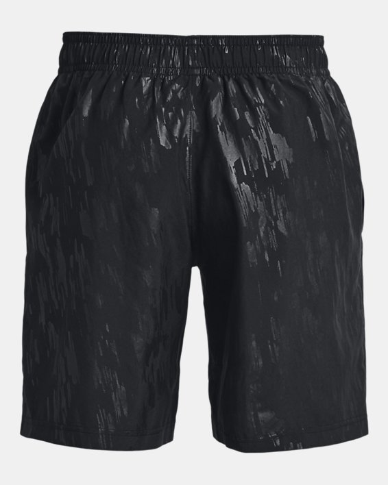 Men's UA Woven Emboss Shorts, Black, pdpMainDesktop image number 6